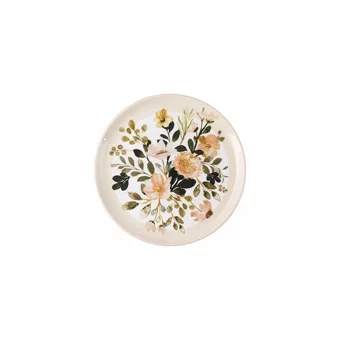 Porland Floral 04Por035188 Desenli 18 Parça 6 Kişilik Porselen Kahvaltı Takımı Çok Renkli