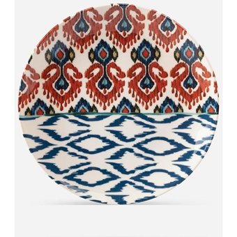 Bernardo Casablanca Prs-72 Yuvarlak Desenli 26 Parça 6 Kişilik Stoneware Kahvaltı Takımı Çok Renkli