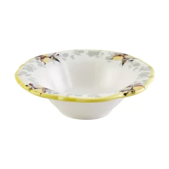 Jumbo Lime Yuvarlak Desenli 28 Parça 6 Kişilik Stoneware Kahvaltı Takımı Çok Renkli