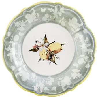 Jumbo Lime Yuvarlak Desenli 28 Parça 6 Kişilik Stoneware Kahvaltı Takımı Çok Renkli