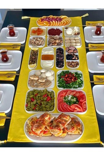 Şirin Eşyalarım Yp0056 28 Parça 6 Kişilik Porselen Kahvaltı Takımı Beyaz