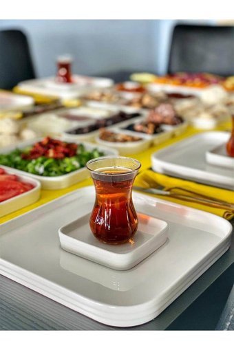 Şirin Eşyalarım Yp0056 28 Parça 6 Kişilik Porselen Kahvaltı Takımı Beyaz