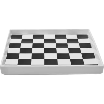 Karaca Chess Kare Desenli 22 Parça 6 Kişilik New Bone Kahvaltı Takımı Çok Renkli