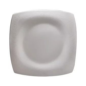 Karaca Fine Pearl Trove Kare 26 Parça 6 Kişilik Fine Pearl Kahvaltı Takımı Beyaz