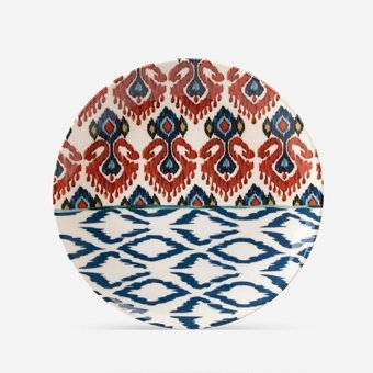 Bernardo Casablanca Yuvarlak Desenli 26 Parça 6 Kişilik Stoneware Kahvaltı Takımı Çok Renkli