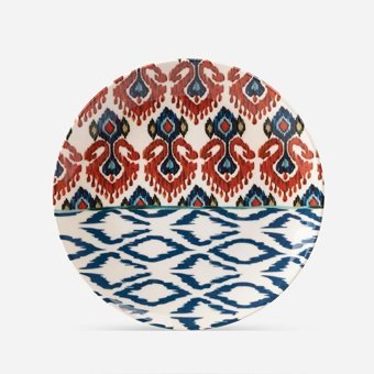 Bernardo Casablanca Yuvarlak Desenli 26 Parça 6 Kişilik Stoneware Kahvaltı Takımı Çok Renkli