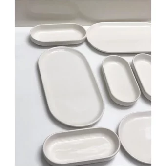 Bestofhome Bhtoo1 Oval 11 Parça 4 Kişilik Cam Kahvaltı Takımı Beyaz