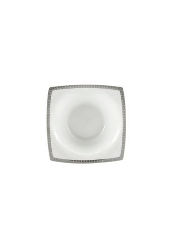 Karaca Fine Pearl Neklus Kare Desenli 26 Parça 6 Kişilik Fine Pearl Kahvaltı Takımı Beyaz