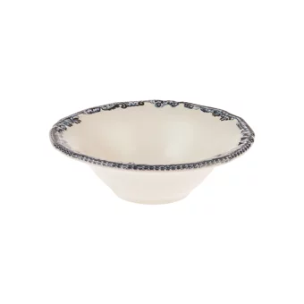 Karaca Blue İliad Yuvarlak Desenli 26 Parça 6 Kişilik Stoneware Kahvaltı Takımı Lacivert