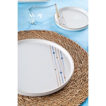 Acar Sapphire 31 Parça 6 Kişilik Stoneware Kahvaltı Takımı Çok Renkli