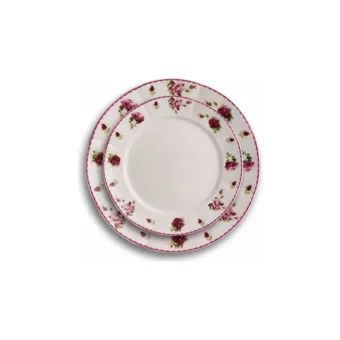 Korkmaz Diana Collection A8923 Desenli 30 Parça 6 Kişilik Porselen Kahvaltı Takımı Beyaz