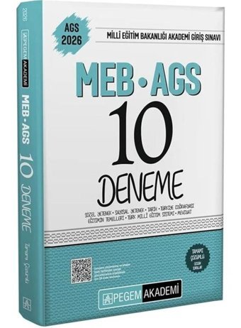 Pegem 2026 Meb-ags Tüm Dersler 10 Deneme Çözümlü Pegem Akademi Ya