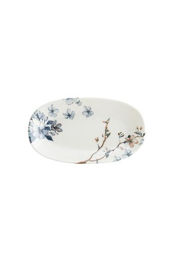 Chichi Home Sakura Yuvarlak Desenli 26 Parça 6 Kişilik Seramik Kahvaltı Takımı Turuncu