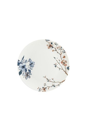 Chichi Home Sakura Yuvarlak Desenli 26 Parça 6 Kişilik Seramik Kahvaltı Takımı Turuncu