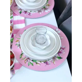 Şirin Eşyalarım 27 Parça 6 Kişilik Porselen Kahvaltı Takımı Beyaz
