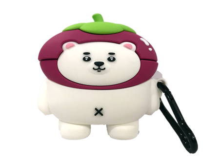 E2M Polar Bear Airpods Pro Kılıf Bordo