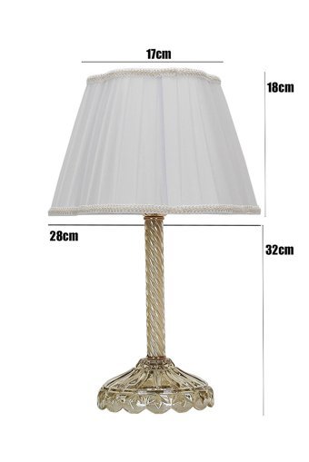 Bby Home & Desıgn Lelia Tekli Metal Tek Ayak Abajur Beyaz