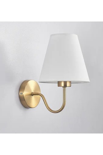 Fico Home Modern Duvar Eksitme Tekli Metal Tek Ayak Abajur Beyaz