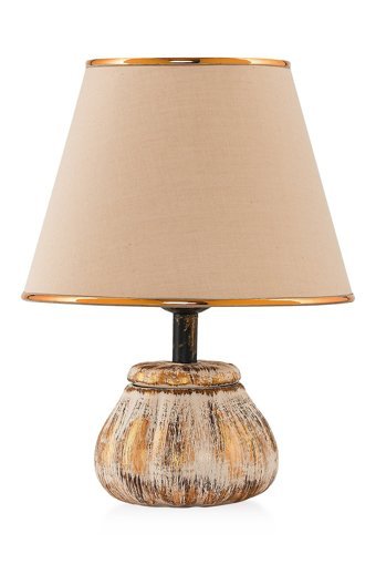 Hmydesign Citrouille Krem Gold Srmk-53 Tekli Seramik Tek Ayak Abajur Krem - Gold