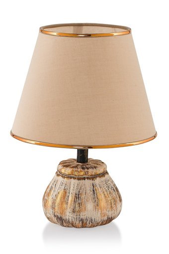 Hmydesign Citrouille Krem Gold Srmk-53 Tekli Seramik Tek Ayak Abajur Krem - Gold
