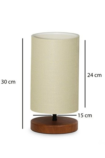Homing Exclusive Rattan Örgü Hasır Ayd-3113 Tekli Ahşap Tek Ayak Abajur Bej