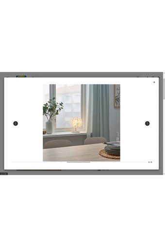 Ikea Vındkast Beyaz Tekli Plastik Tek Ayak Abajur Beyaz