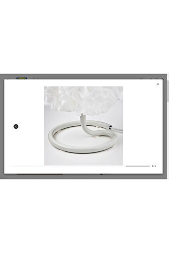 Ikea Vındkast Beyaz Tekli Plastik Tek Ayak Abajur Beyaz