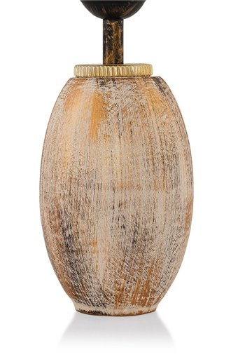 Hmydesign Fonce Krem Gold Srmk-53 Tekli Pvs Tek Ayak Abajur Krem - Gold