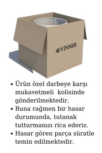 Vinner Balance Gold Şeritli Krem Tekli Metal Tek Ayak Abajur Krem