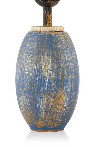 Hmydesign Fonce Mavi Gold Srmk-53 Tekli Pvs Tek Ayak Abajur Gold - Siyah