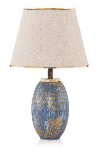 Hmydesign Fonce Mavi Gold Srmk-53 Tekli Pvs Tek Ayak Abajur Gold - Siyah