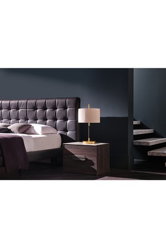 Enza Home Mimosa Modern Tekli Deri Tek Ayak Abajur Krem