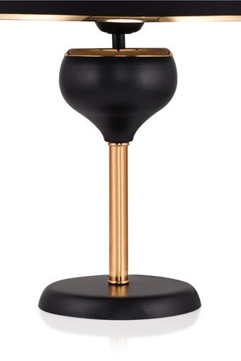 Hmydesign Pisse Gold Siyah Abjr-55 Tekli Metal Tek Ayak Abajur Siyah