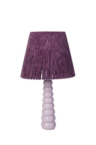 Hmydesign Frisby Lila Mor Tekli Pvs Tek Ayak Abajur Lila - Mor