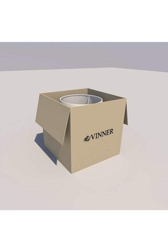 Vinner Gard Statik Eskitme Tekli Cam Tek Ayak Abajur Pembe