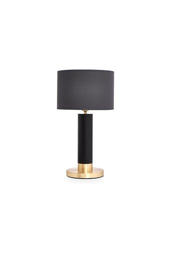 Enza Home Sera Modern Tekli Kumaş Tek Ayak Abajur Füme