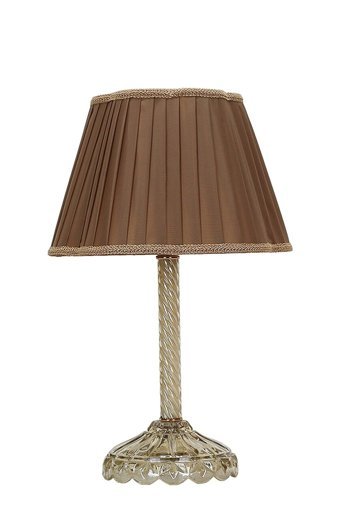 Bby Home & Desıgn Lelia Tekli Metal Tek Ayak Abajur Kahverengi
