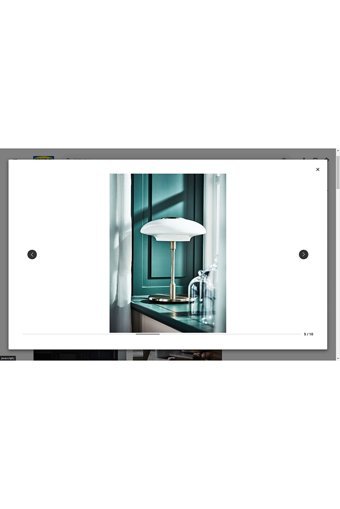 Ikea Tallbyn Tekli Metal Tek Ayak Abajur Beyaz