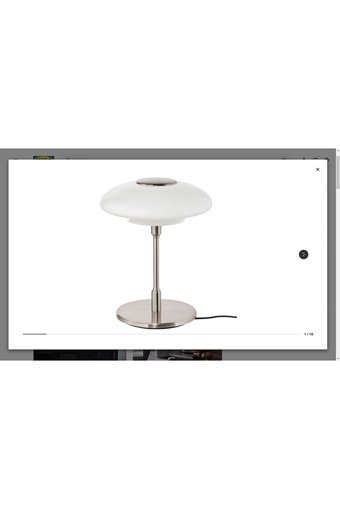 Ikea Tallbyn Tekli Metal Tek Ayak Abajur Beyaz