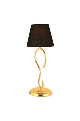 Apliqa Cross Gold Modern Tekli Metal Tek Ayak Abajur Gold
