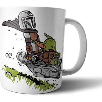 Pixxa The Mandalorian Baby Yoda Grogu Star Wars Kupa Bardak Model 10