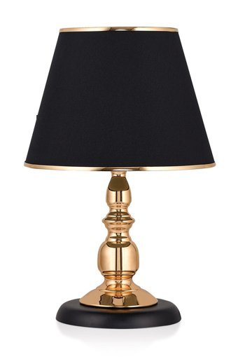 Hmydesign Sebba Gold Siyah Abjr-55 Tekli Metal Tek Ayak Abajur Gold - Siyah