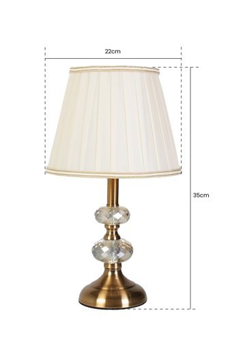 Hmydesign Fantaise Gold Tekli Pvc Tek Ayak Abajur Gold