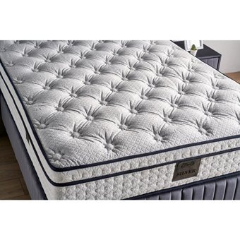 Mobilya Dükkanım Silver 90x190 cm Başlıklı Yataklı Sandıklı Tek Kişilik Baza Seti Siyah