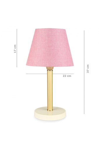 Homing Ayd-1847 Tekli Metal Tek Ayak Abajur Pembe