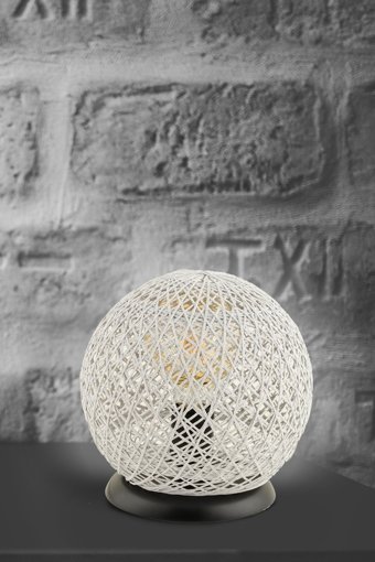 Hmydesign Mudulight Balle Gri Ipaj-56 Tekli Metal Tek Ayak Abajur Gri