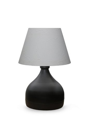 Homing Milano Ayd-3088 Tekli Kumaş Tek Ayak Abajur Krem