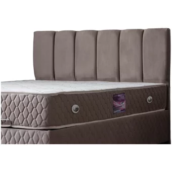 Setay Tetra 200 x 160 cm Ayrılabilen Yataklı Başlıklı Çift Kişilik Sandıklı Baza Seti Antrasit