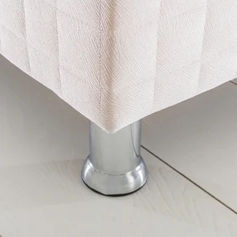 Alf Cyristal Plus 200 x 200 cm Ayrılabilen Başlıklı Çift Kişilik Sandıklı Baza Seti Krem