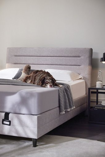 Yataş Supreme Pedic 120 x 200 cm Başlıklı Çift Kişilik Sandıklı Baza Seti Bej